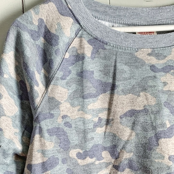 MOSSIMO SUPPLY Co Gray Camo Print Sweatshirt M - Picture 3 of 6